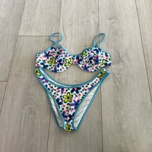 Black bough Fiona High Rise Cheeky Bottoms size XL and top size 2XL